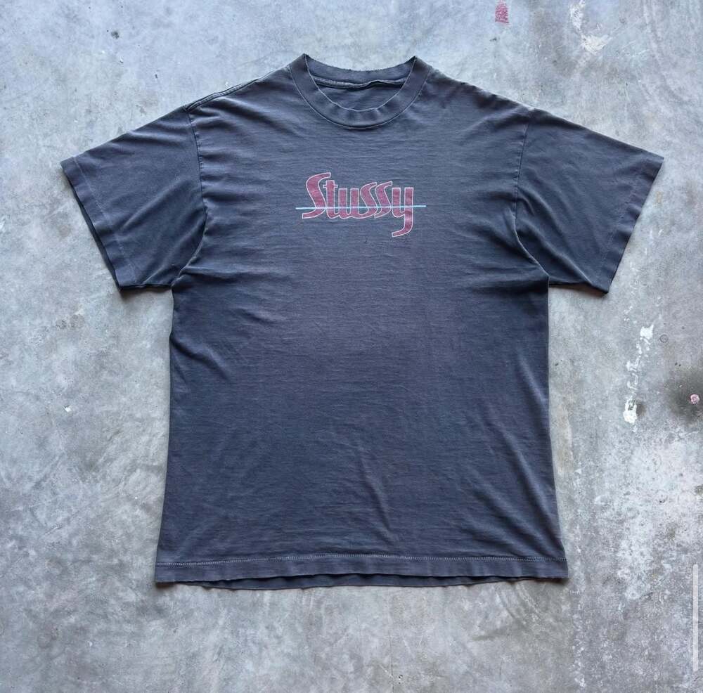 Vintage 90s Stussy skater surfer faded t shirt